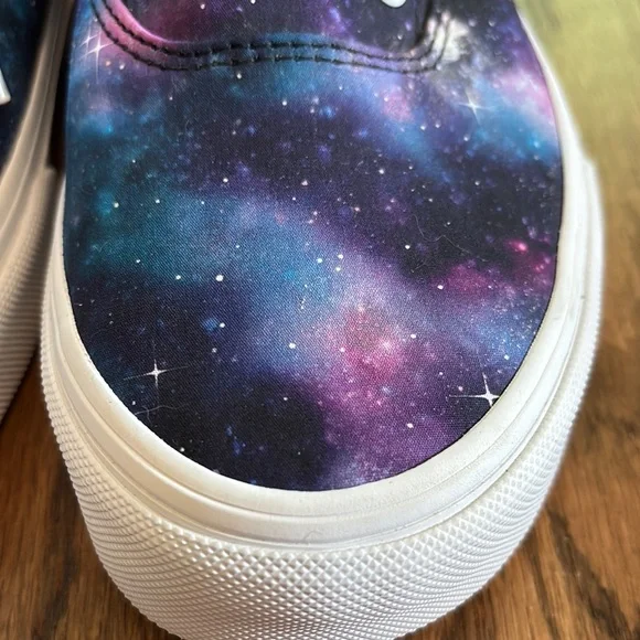 Vans Black and Purple Cosmic Sneakers - Picture 3 of 6